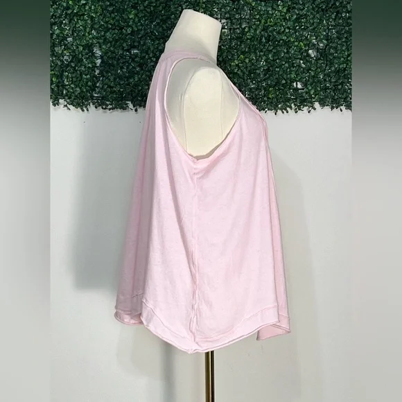 We The Free Go to Town Tank Light Pink Top Small Free People - Picture 4 of 12